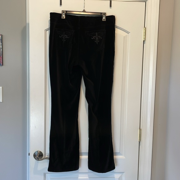 Three One Seven brand velvet 5 pocket pants. Great for the holidays! - Picture 3 of 4
